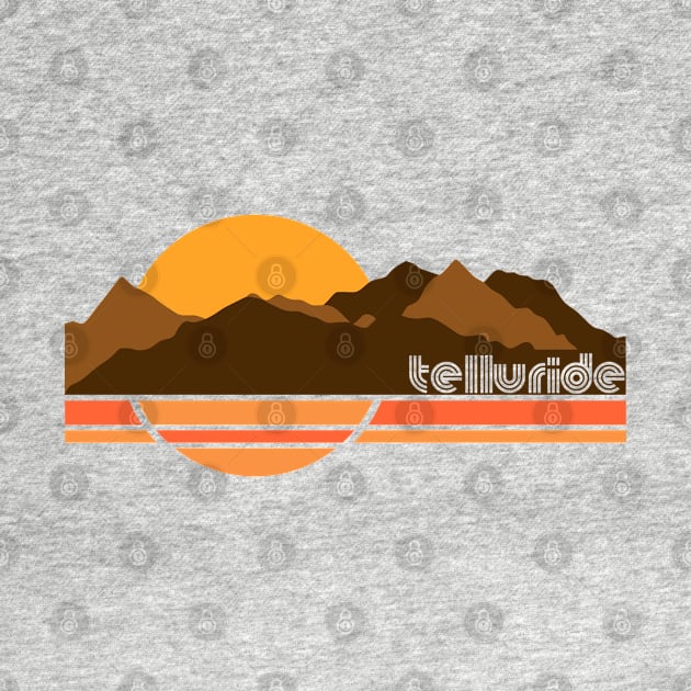 Telluride Retro 70s Tourist Souvenir by darklordpug